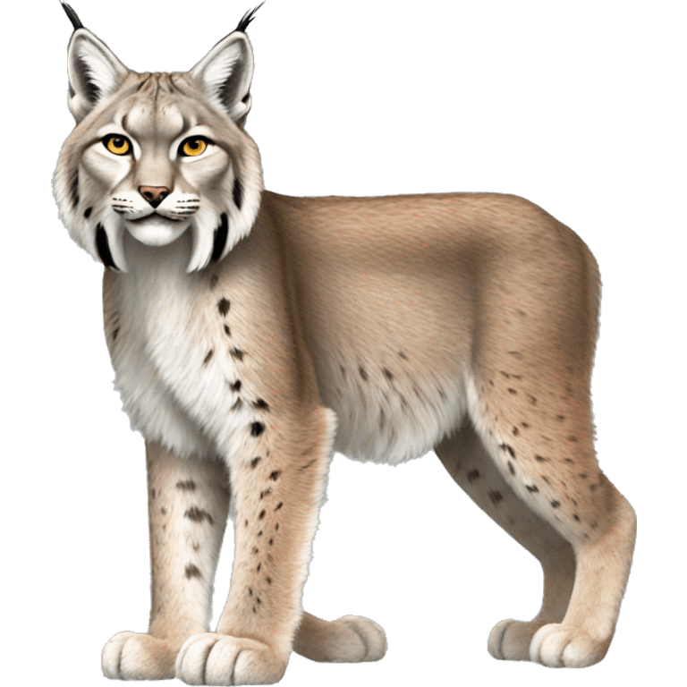 Canadian-lynx full-body emoji