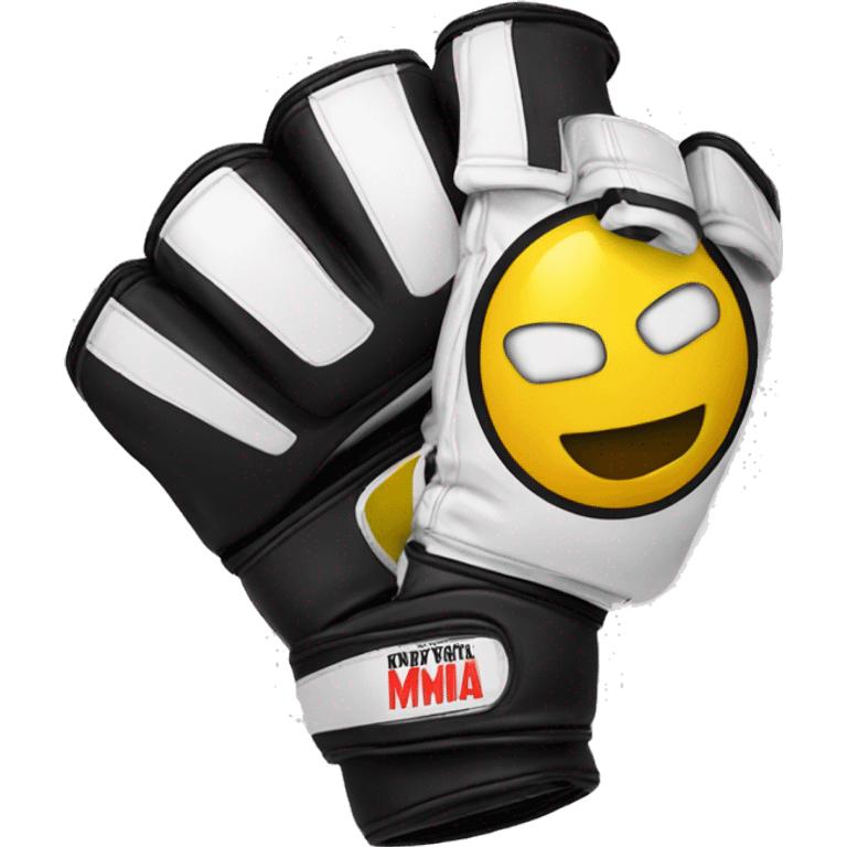 gants de mma joyeux emoji