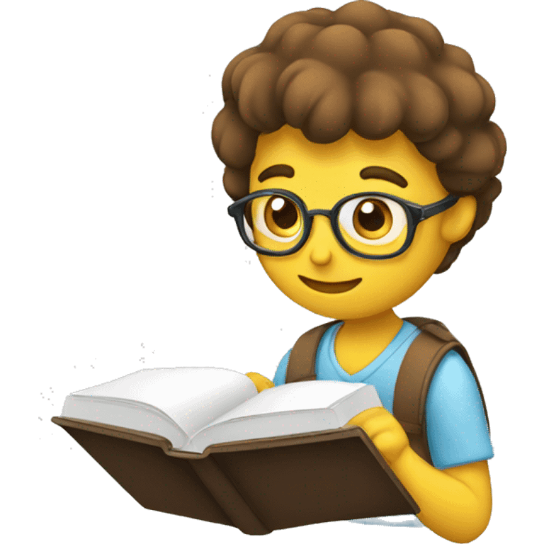 Person studying emoji