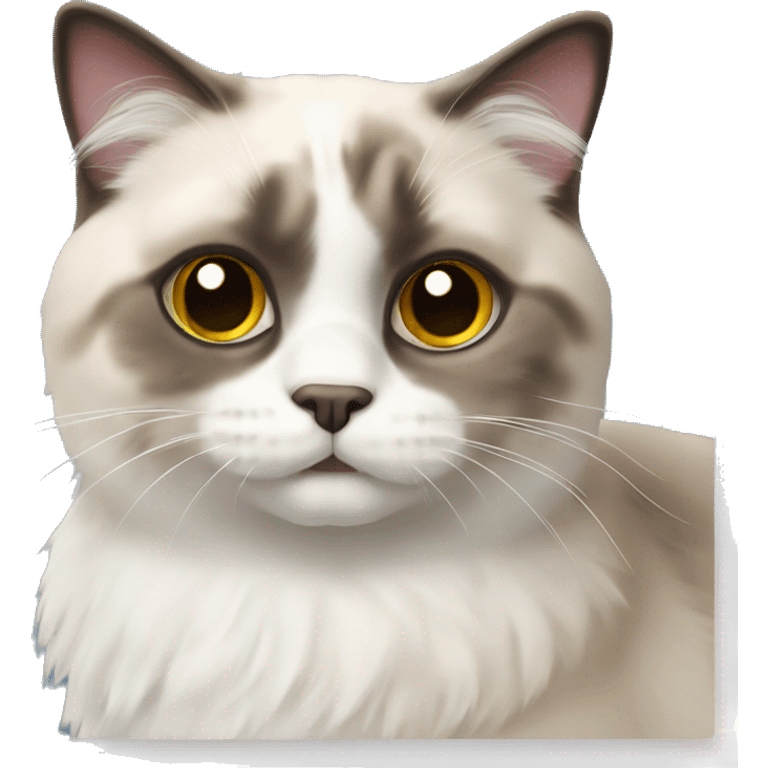 ragdoll shorthair cat emoji