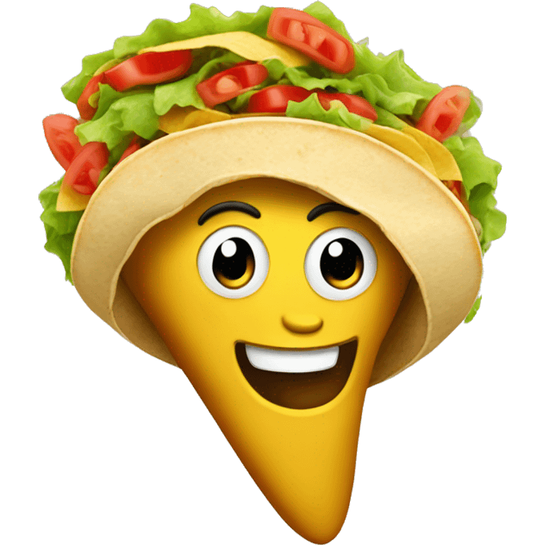 happy taco emoji