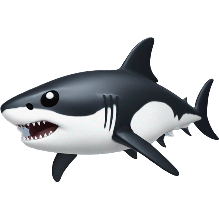 Panda shark emoji