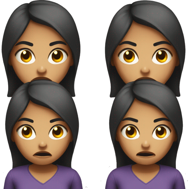 Angry girl emoji