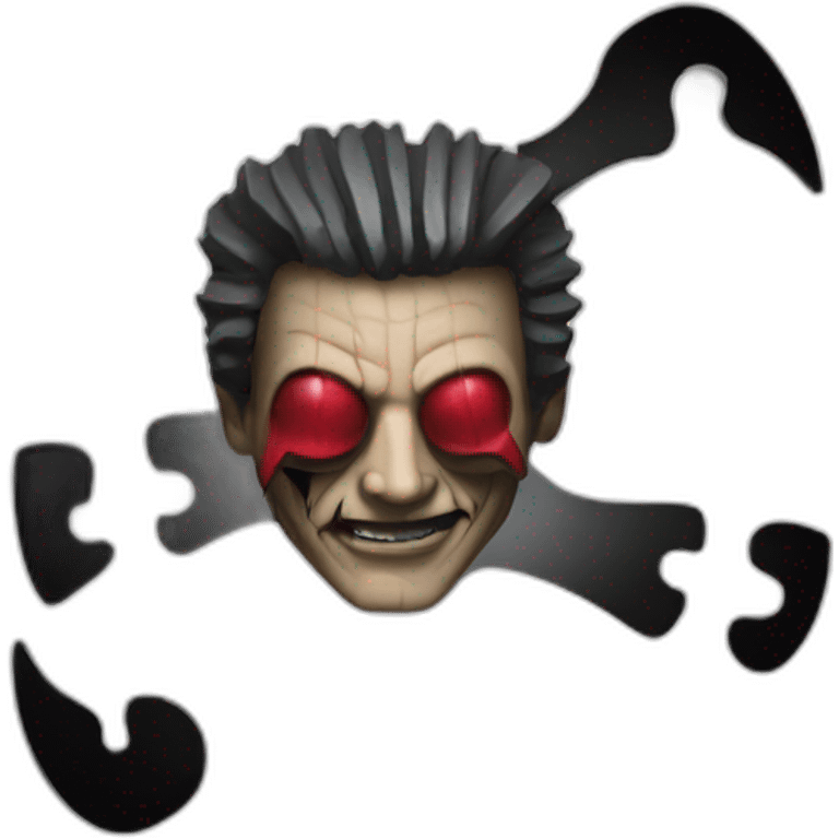 jigsaw villain, from saw movie emoji