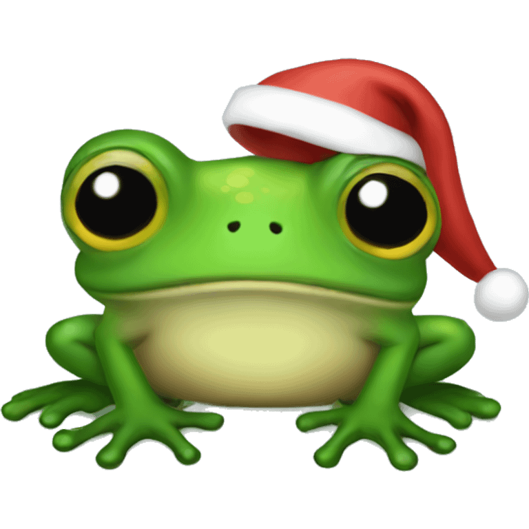 xmas frog emoji