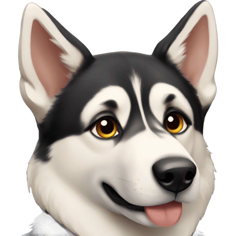 husky german shepherd  emoji