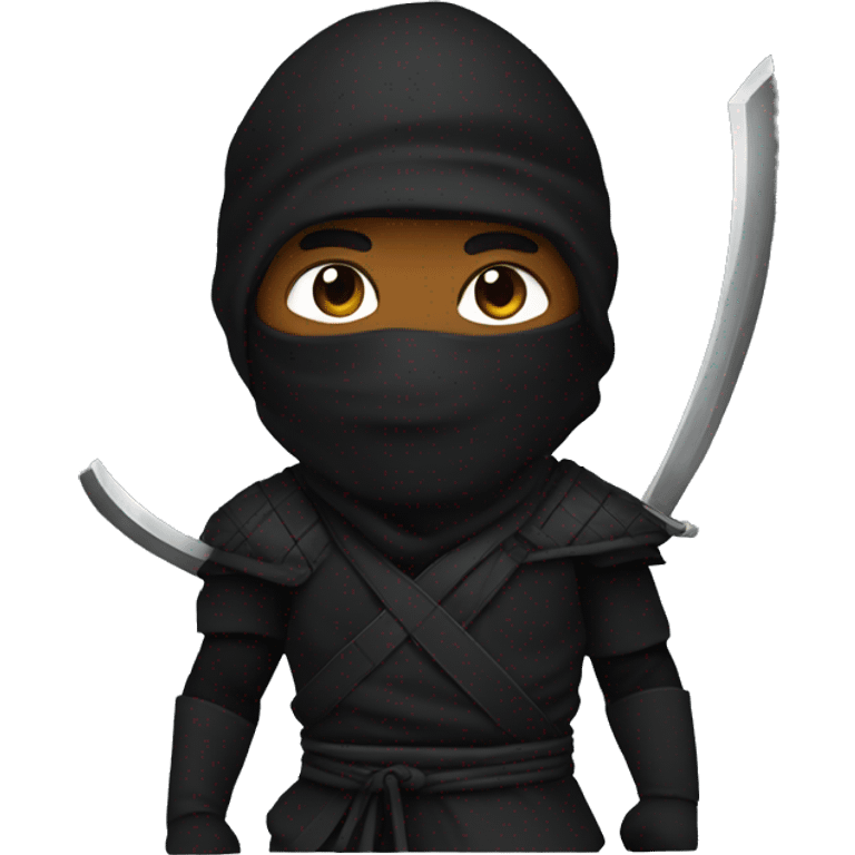 Black ninja emoji