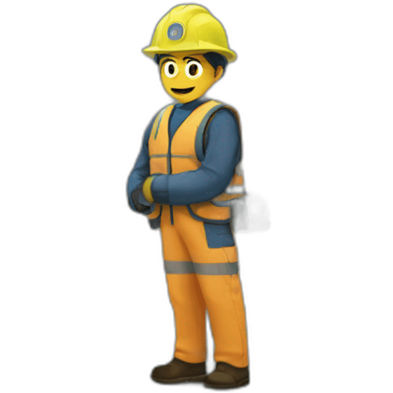 nuclear power plant worker emoji