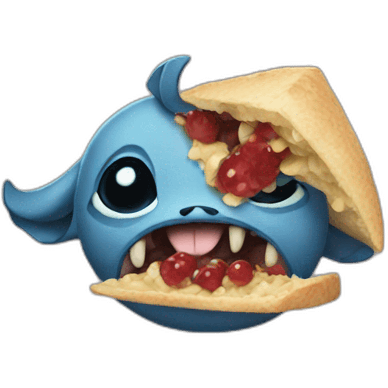 stich eating emoji