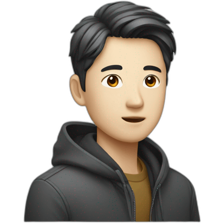 Stylish Korean man emoji