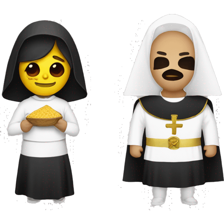 Nacho libre and nun emoji