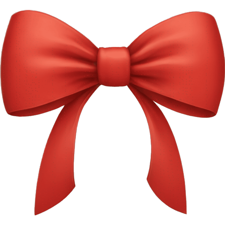 big red bow emoji