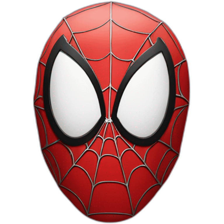 spider-man as the thinking emoji face emoji