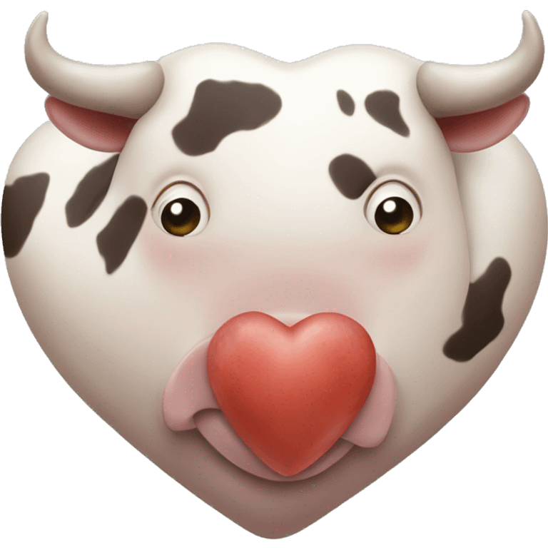 Cow heart  emoji