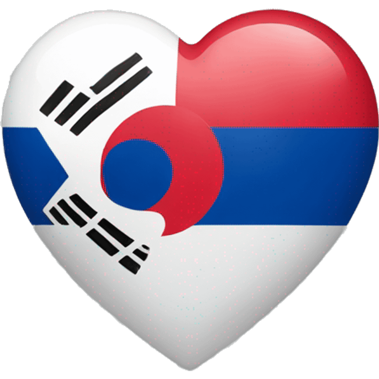 heart with korea flag emoji