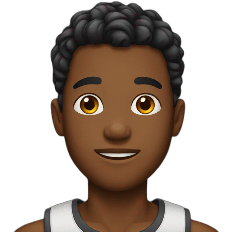 Handsome black boy emoji