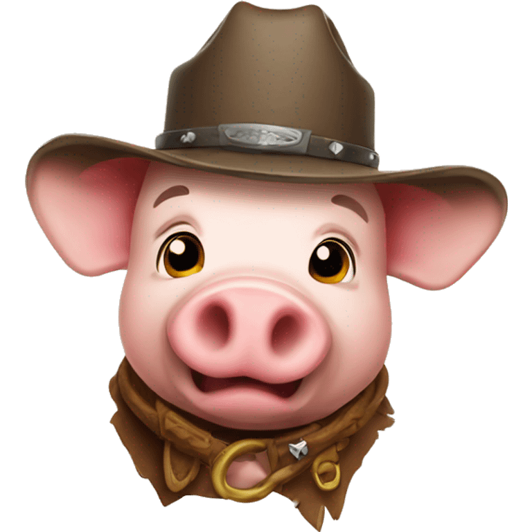 Cowboy pig  emoji