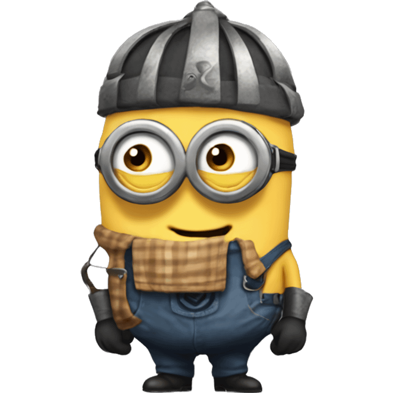 Despicable 4 character mega minion, that rides horses emoji