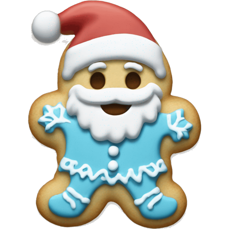 frosted Christmas cookies emoji