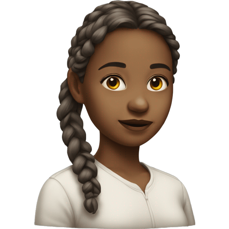 realistic portrait of girl emoji