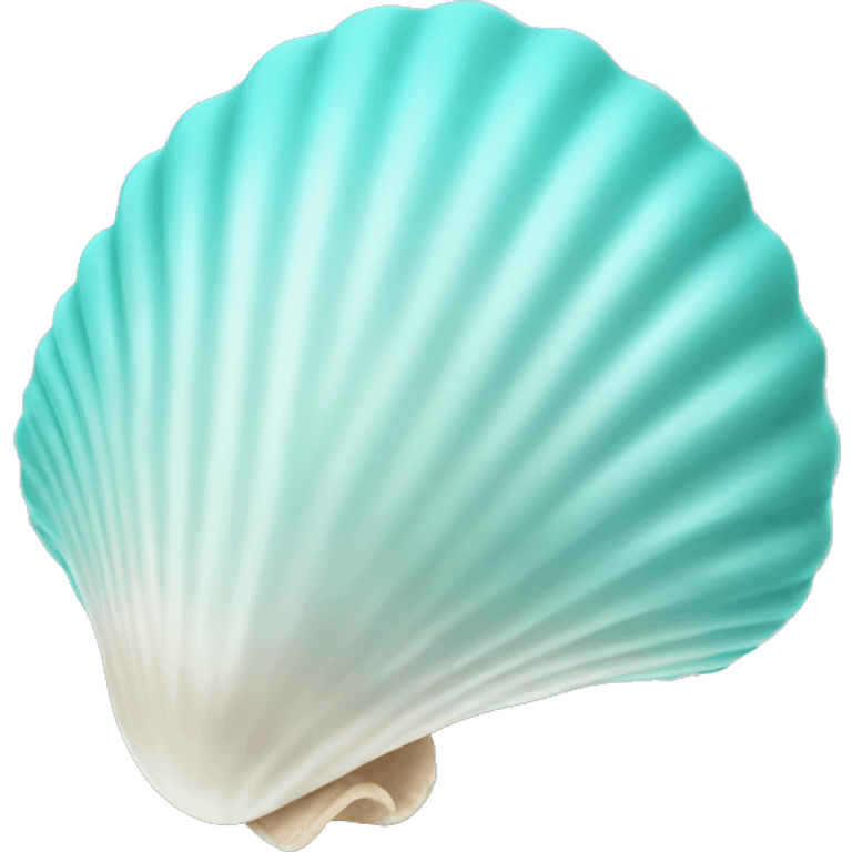 light teal seashell emoji