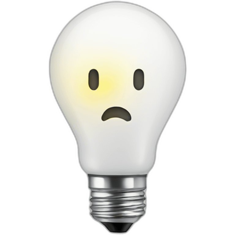 led light bulb emoji