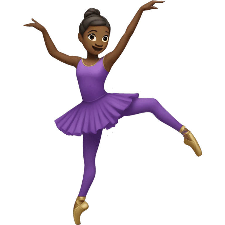 Dancer in purple emoji