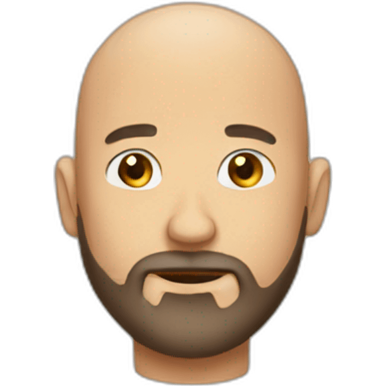 bald guy with beard emoji