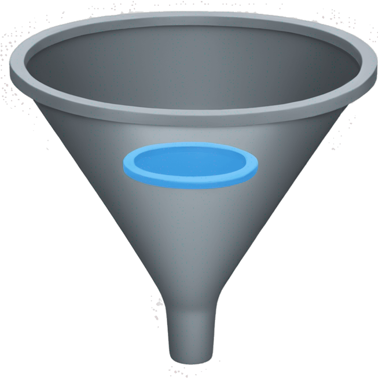 a very simple marketing funnel emoji