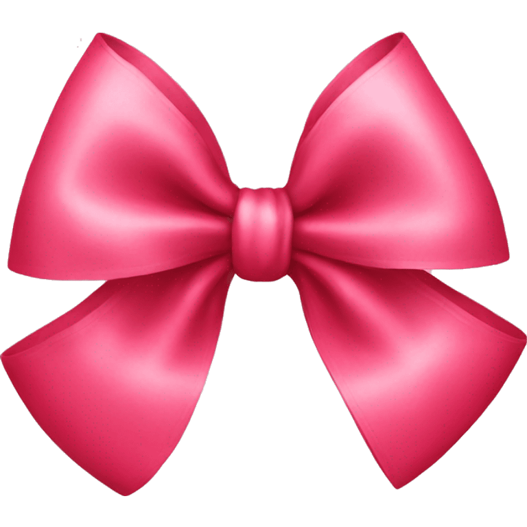 Pinky red bow emoji