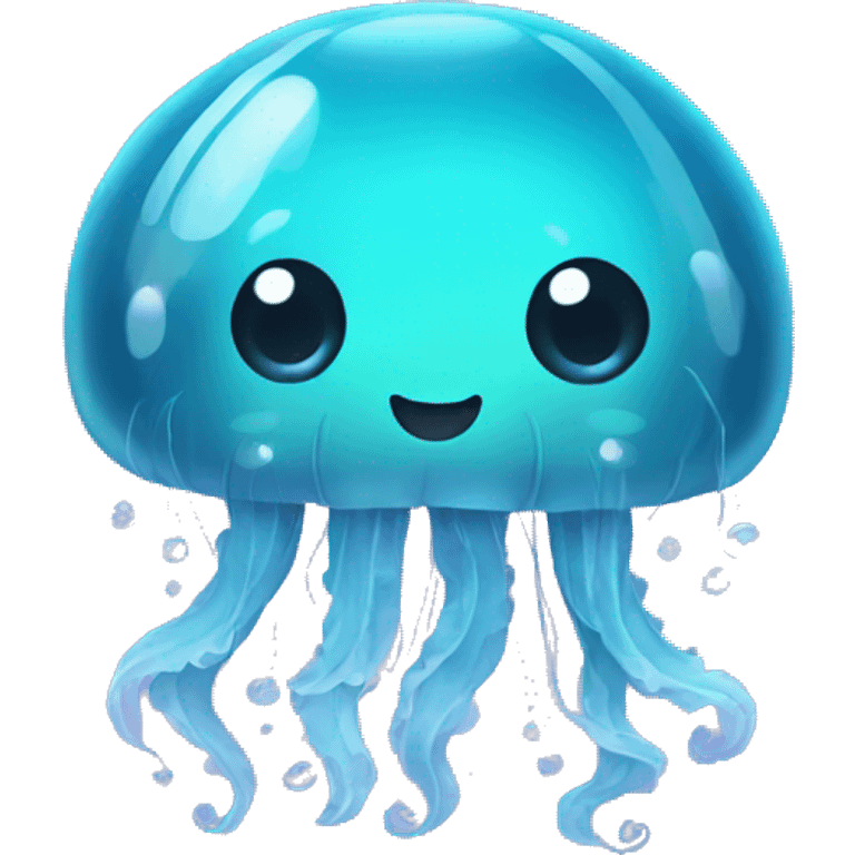 Cute jellyfish emoji