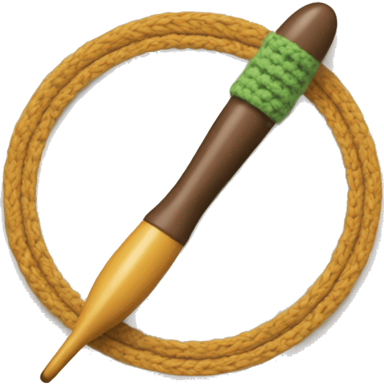 Crochet hook emoji