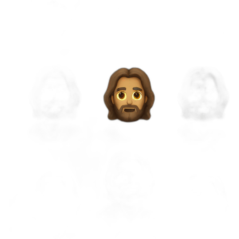 Jesus from bible emoji