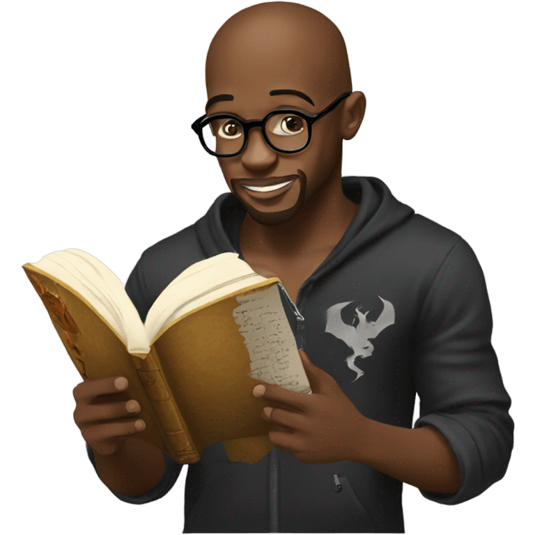 Floyd mayweather reading Harry Potter book emoji