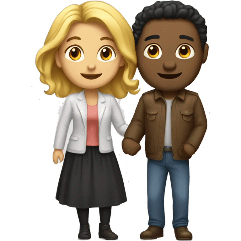 Man and woman loves to gether emoji