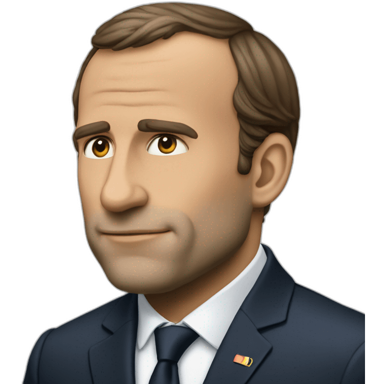 Macron Simpson Style emoji