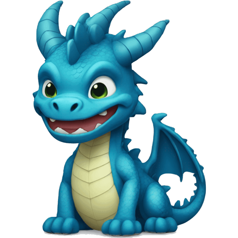 blue dragon emoji