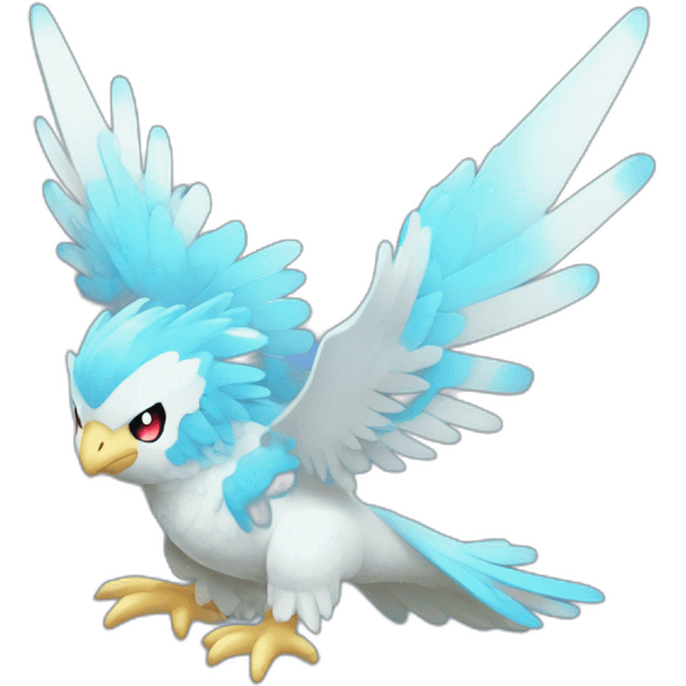 Pixel Cubbes Shiny Galarian Articuno emoji