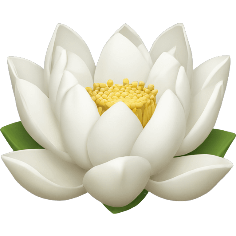 White lotus emoji