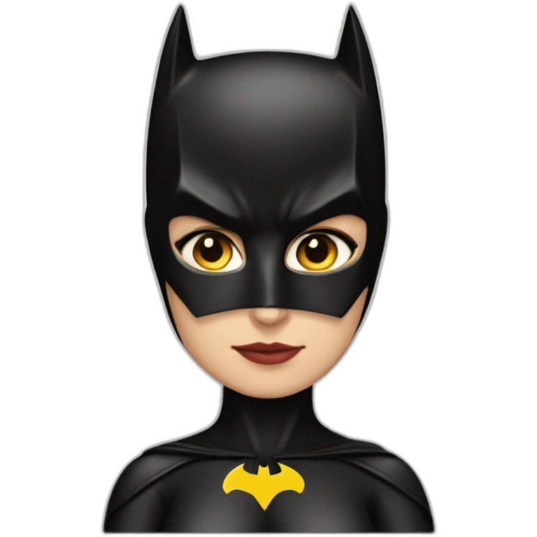 Batman and catwoman emoji