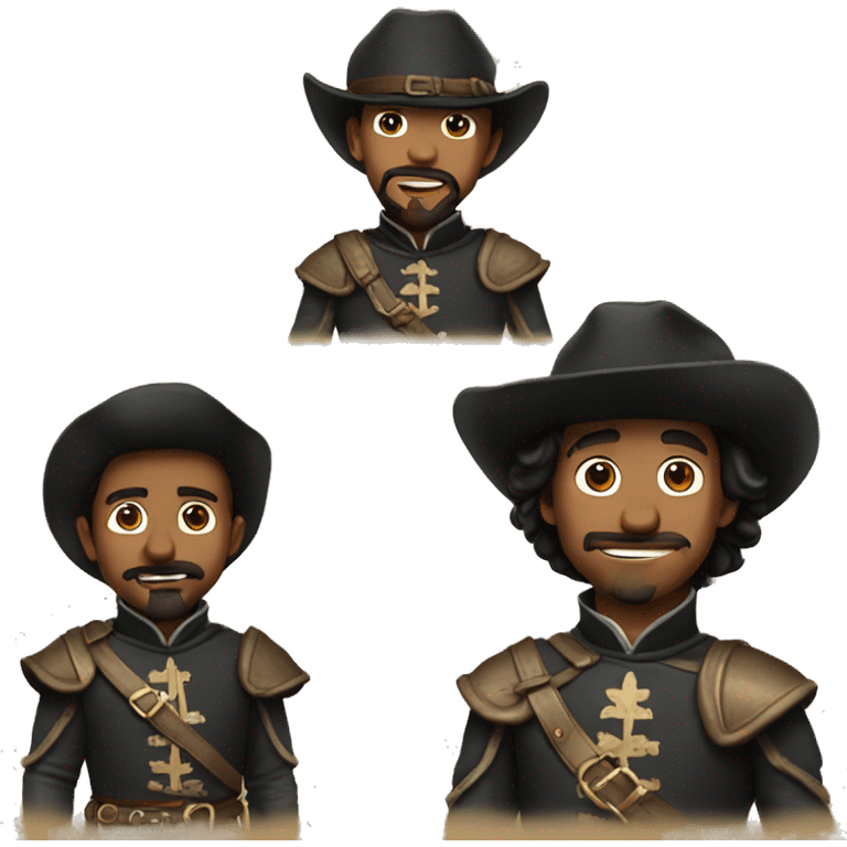 The 3 musketeers emoji