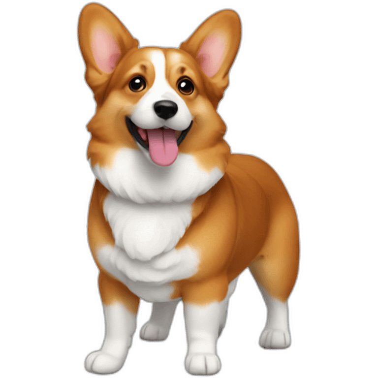 Corgi red emoji