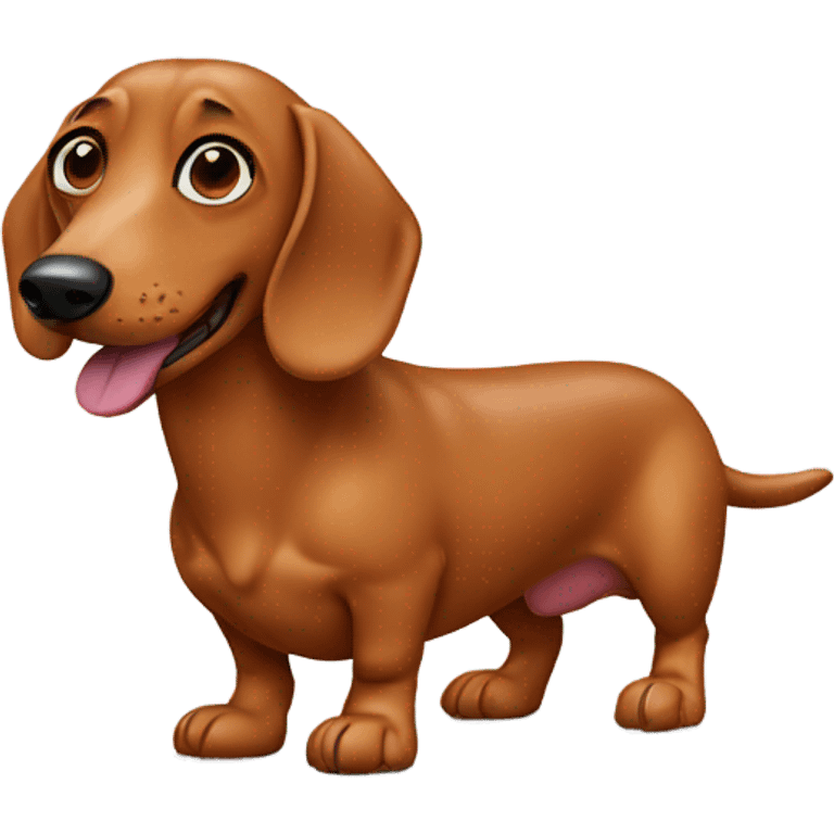 Sausage dog emoji