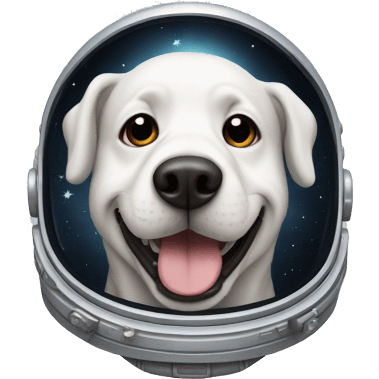 Perro astronauta  emoji