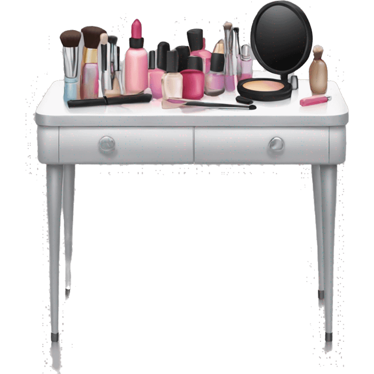 Makeup table emoji