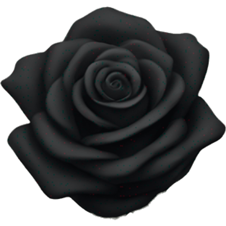 Black Rose  emoji