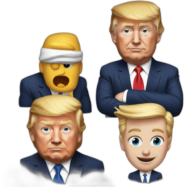 Donald Trump avec Donald emoji