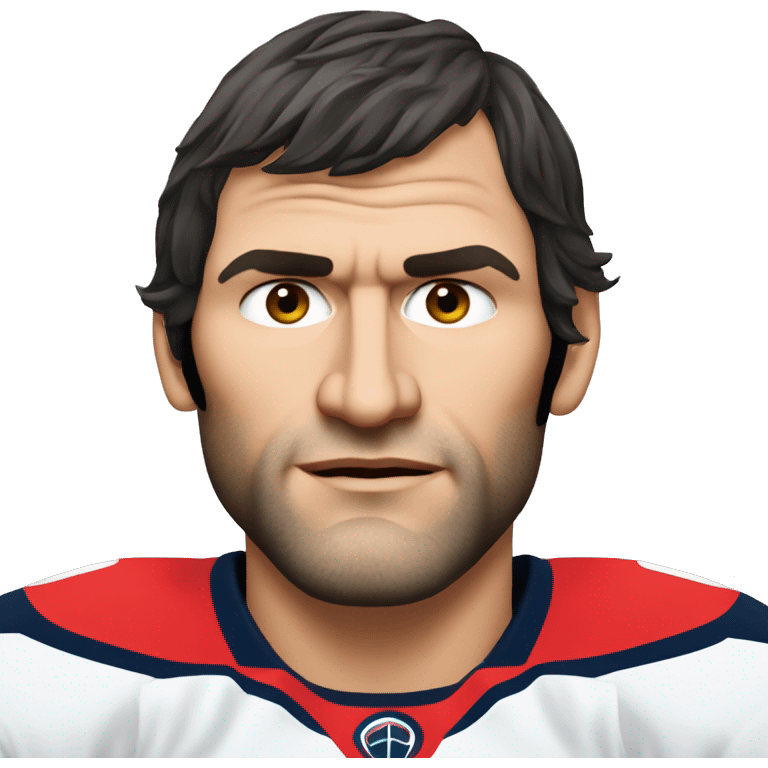 Alexander Ovechkin Realistic seriously face emoji