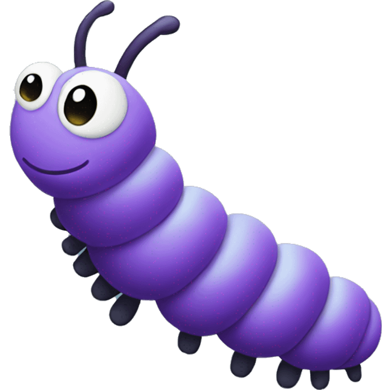 caterpillar in the color of Brittany emoji