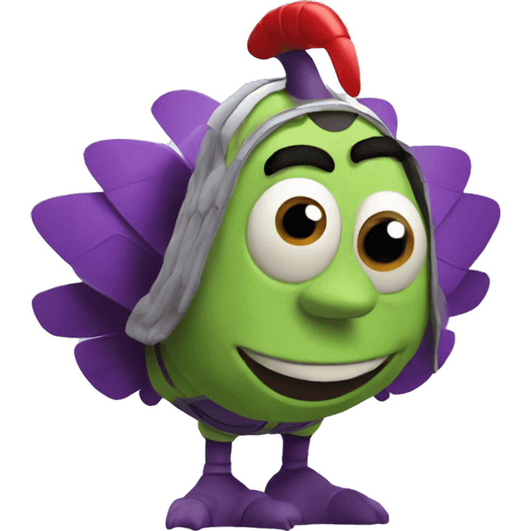 Buzz Lightyear as a turkey emoji